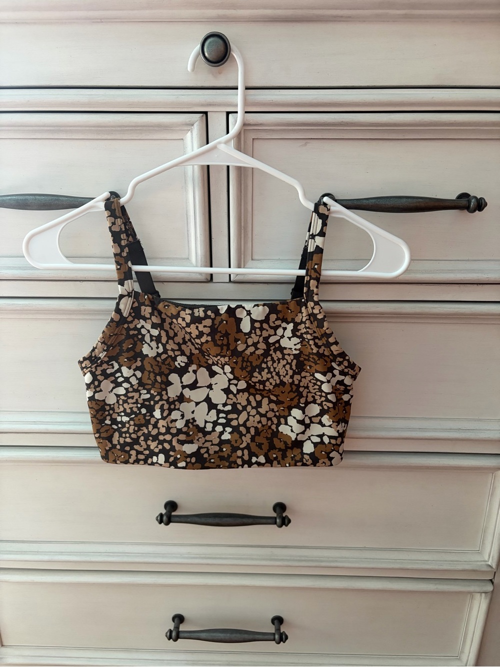 Aerie Floral Square-Neck Crop Top